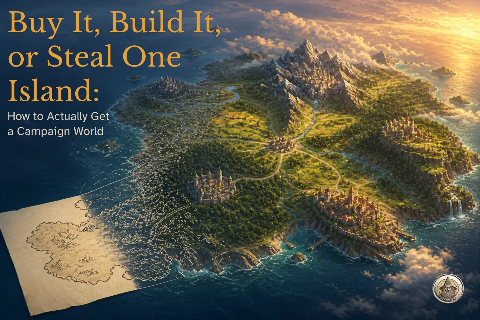 Buy It, Build It, or Steal One Island: How to Actually Get a Campaign World